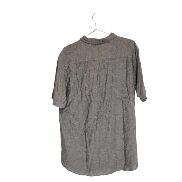 On the Byas Mens Short Sleeve Button up Shirt Aztec western print pocket - Picture 2 of 7